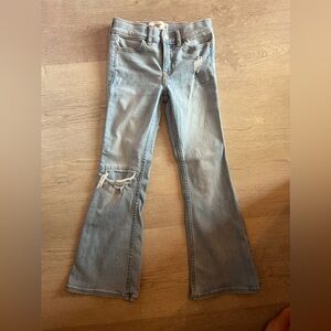 Abercrombie kids girls ripped jeans